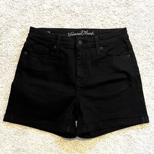 High Rise Midi Shorts NWOT